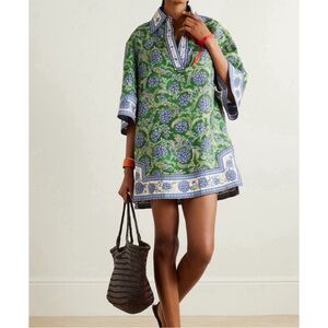 Zimmermann Junie Floral Linen Tunic